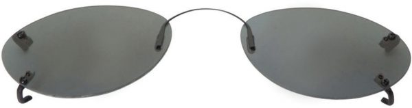 Hilco / Rimless Sunclips / Ellipse / Grey Polarized - 001.1