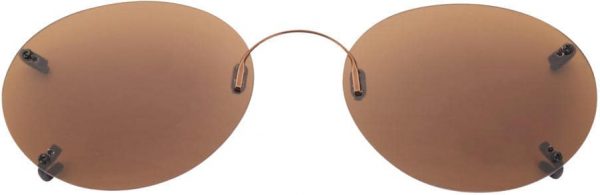 Hilco / Rimless Sunclips / Oval / Copper Polarized