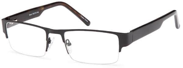 EZO / 128-D / Eyeglasses - DC128 BLACK