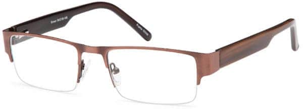 EZO / 128-D / Eyeglasses - DC128 BROWN