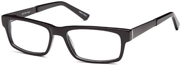 EZO / 136-D / Eyeglasses - DC136 BLACK