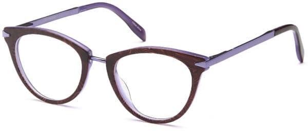 EZO / 156-D / Eyeglasses - DC156 Brown Purple