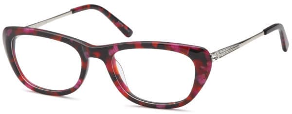 EZO / 318-D / Eyeglasses - DC318 DEMI RED