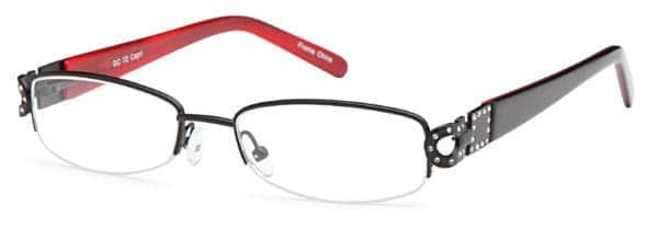 EZO / 72-D / Eyeglasses - DC72 BLACKRED