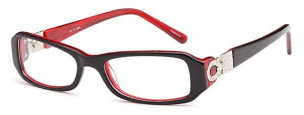 EZO / 74-D / Eyeglasses - DC74 BLACKRED 600x228 1