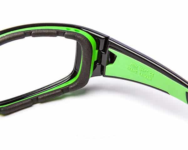 Uvex / Titmus SW12 / Safety Glasses - HON SW12 Black Green zoom 2 enlarge