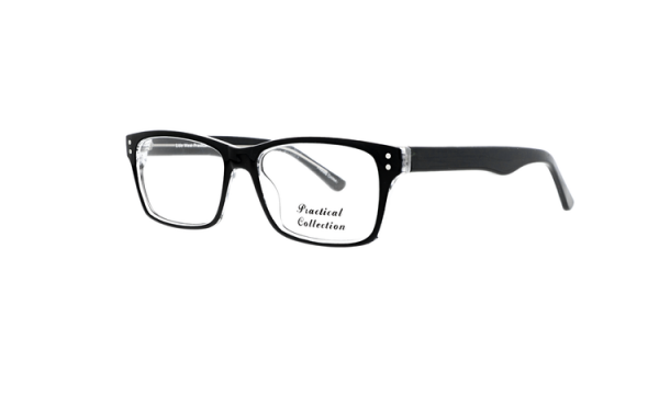 Lido West / Practical Collection / Jean / Eyeglasses - JEAN BLACK CRYSTAL