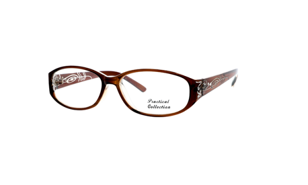 Lido West / Practical Collection / Kate / Eyeglasses - KATE BROWN CRYSTAL