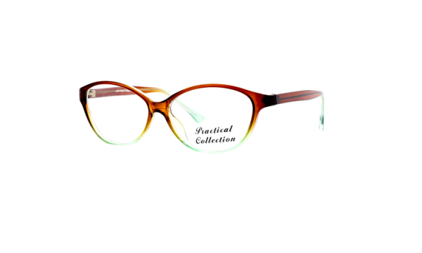 Lido West / Practical Collection / Leah / Eyeglasses - LEAH BROWN GREEN