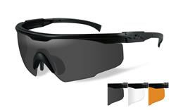 WileyX / PT-1 / Shooting Kit / Black Frame / Sunglasses - PT 1SCL