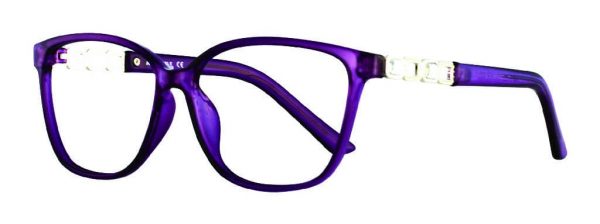 Eight to Eighty / Affordable Designs / Pam / Eyeglasses - Pam Violet Silver