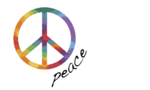 I-Deal Optics / Peace / Tie-Dye / Eyeglasses - Peace logo