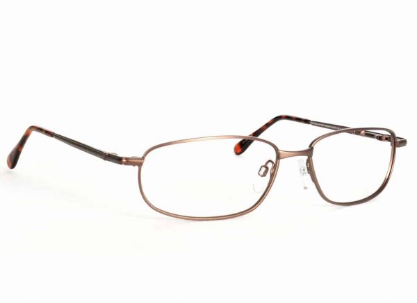 Hudson / ST-4 / Safety Glasses - ST 4 Brown 3 4 View
