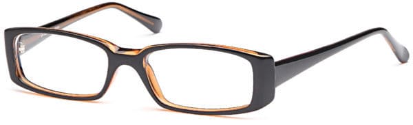 NH Medicaid / U-14 / Eyeglasses - U14 BLACK AMBER