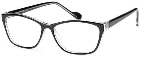 EZO / 204-U / Eyeglasses - U204 BLACK