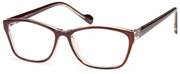 EZO / 204-U / Eyeglasses - U204 BROWN