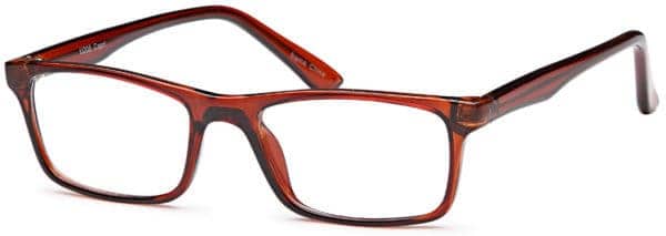 EZO / 207-U / Eyeglasses - U205 BROWN 600x213 1