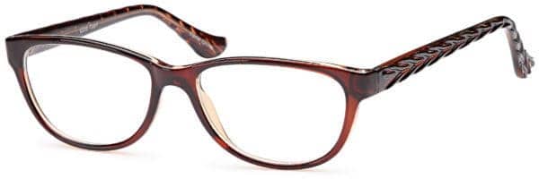 EZO / 206-U / Eyeglasses - U206 BROWN