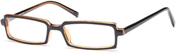 EZO / 37-U / Eyeglasses - U37 BLACK AMBER