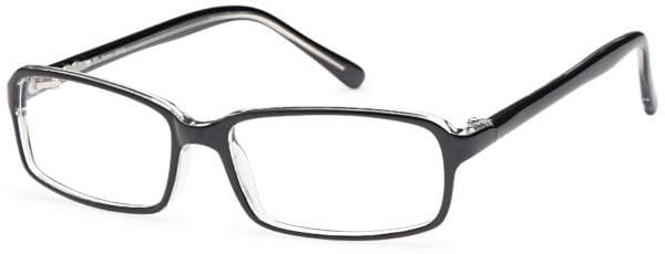 EZO / 39-U / Eyeglasses - U39 BLACK CRYSTAL