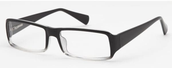 EZO / 61-U / Eyeglasses - US61 BLACK CRYSTAL