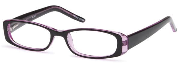 EZO / 63-US / Eyeglasses - US63 BLACK PURPLE 600x231 2