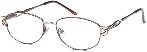 EZO / 205-V / Eyeglasses - VP 205 BROWN SILVER