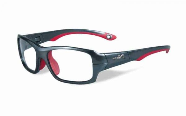 WileyX / YouthForce / Fierce / Sport Glasses / Goggle - Wiley X Fierce Dark Silver Red